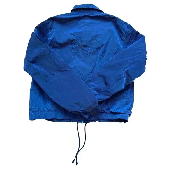 Jordan Essentials Flight Woven Full Zip Nylon Jacket Loose Fit Royal Blue Small - Picture 3 of 14